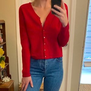 Vintage Ann Taylor Red Cami Sweater